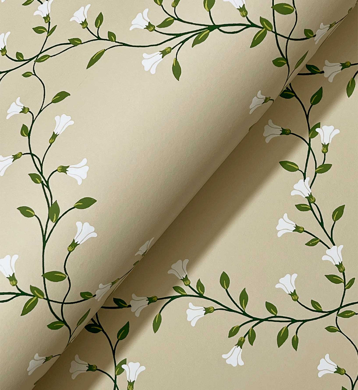 Bellflower Wallpaper - Linen