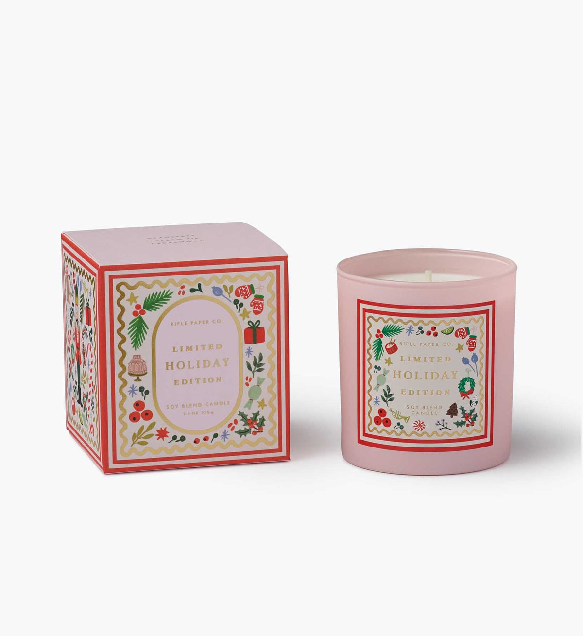 9.5 oz Candle - Holly Jolly Nutcracker