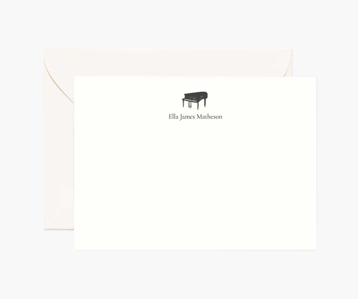 Arts Personalized Stationery  - Piano