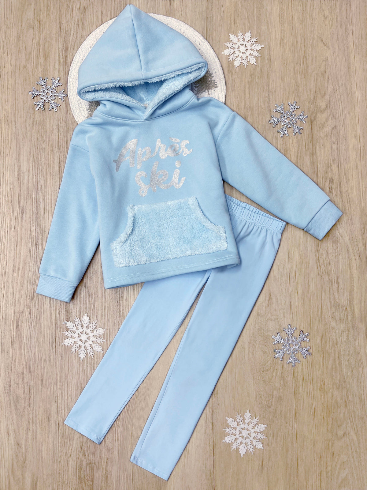 Après All Day Fur Trim Hoodie and Legging Set