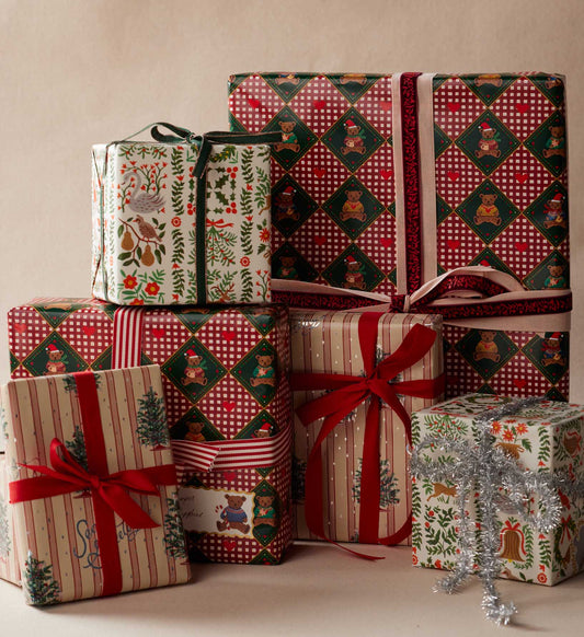 Alpine Holiday Set of 3 Wrapping Rolls