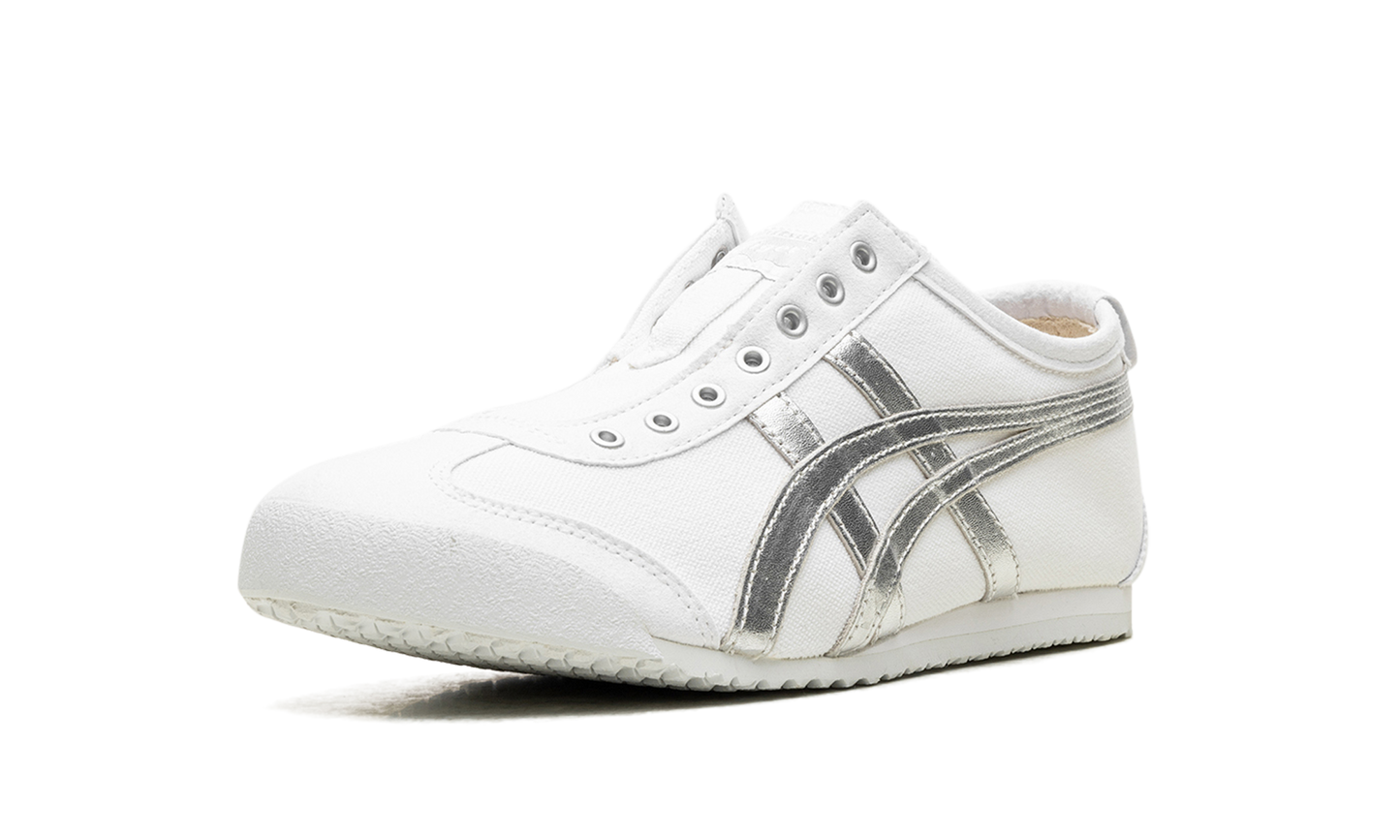 Onitsuka-tiger|mexico-66-slip-on-white-pure-silver-132384