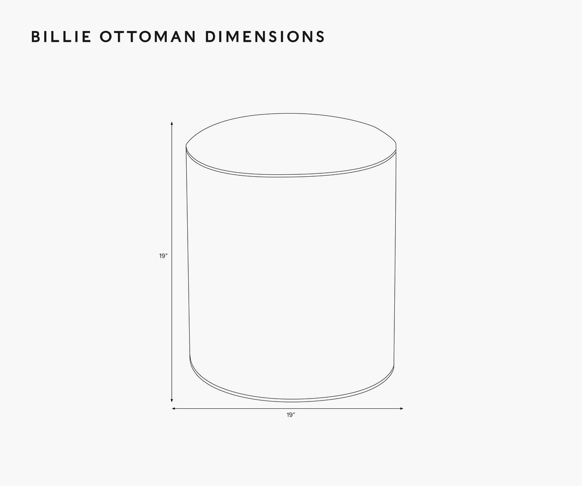 Billie Ottoman - Climbing Vines